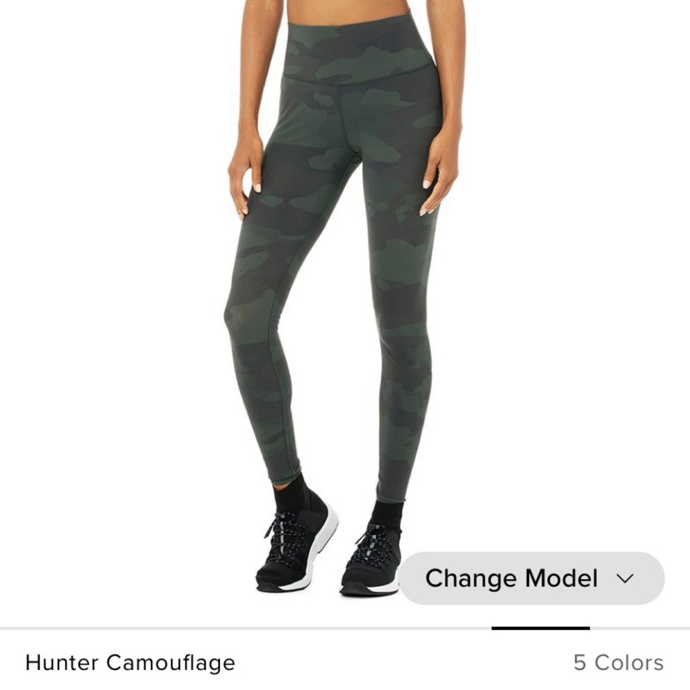 FOR JACKiE ONLY ALO high waist camo vapor leggings